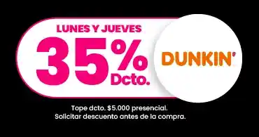35% - Dunkin