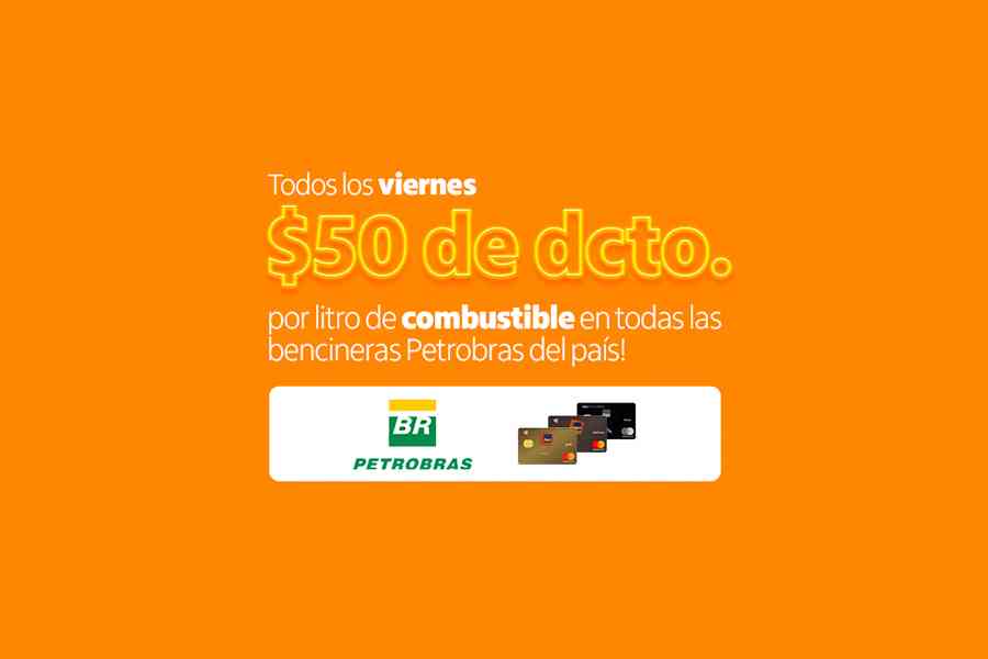 $50 dcto/litro - Petrobras